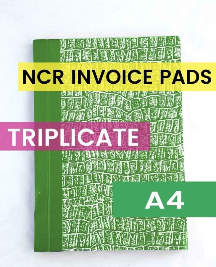 a4 triplicate ncr invoice